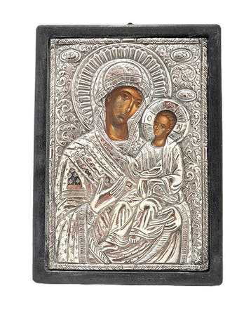 Icoon - Moeder Gods - .950 zilver - Griekenland
