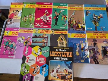Lucky Luke - 13x C + B- EO/Ré - 14 Album - 1972/2008, Nieuw