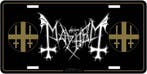 Mayhem Logo - USA Nummerplaat officiële merchandise, Ophalen of Verzenden, Nieuw, Poster, Artwork of Schilderij