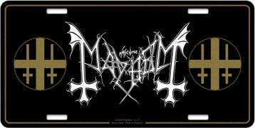 Mayhem Logo - USA Nummerplaat officiële merchandise, Ophalen of Verzenden, Nieuw, Poster, Artwork of Schilderij