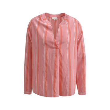 Milano Italy • roze gestreepte tuniek • 36, Verzenden, Roze, Maat 36 (S), Milano Italy