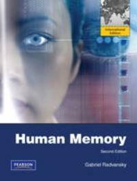 Human Memory:International Edition - Radvansky Gabriel, Verzenden, Gelezen, Radvansky Gabriel