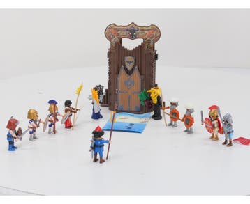 Playmobil 4774 Barbarentoren & Historische Krijgers Combi..., Ophalen of Verzenden, Gebruikt