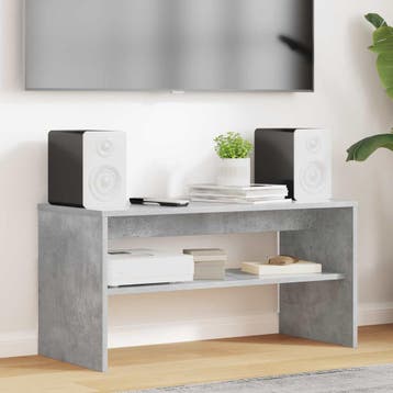 vidaXL TV-kast 80 x 35 x 40 cm Beton Grijs Bewerkt hout, Minder dan 50 cm, Verzenden, Nieuw, Minder dan 100 cm