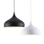 Vintage Industriële Hanglamp – 30cm | Zwart of Wit Design, Verzenden, Nieuw