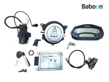 Contactslot Set met Immobiliser Ducati Monster 696 2008-2014, Motoren, Onderdelen | Ducati, Verzenden, Gebruikt