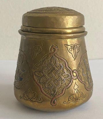 Encrier de voyage oriental XIX siècle - Inktpot - Messing