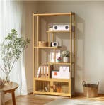 Bamboe Opbergrek –6-Laags Plantenrek en Boekenrek 85,5×176 c, Verzenden, Nieuw