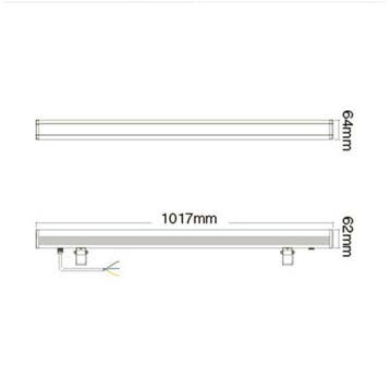LED Wall Washer 48W RGBWW – LED breedstraler in Multicolor, Overige materialen, Verzenden, Overige typen, Nieuw