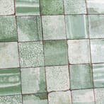 Groen geschakeerde wandtegels handgevormd Manhattan green 10, Doe-het-zelf en Verbouw, Tegels, Verzenden, Nieuw