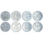 Polen, Danzig. Set of 4 coins, incl. silver; 5 & 10