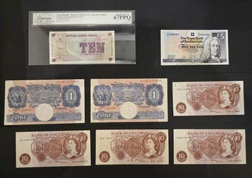 Wereld. - 8 Banknotes - Various Dates (Zonder minimumprijs)