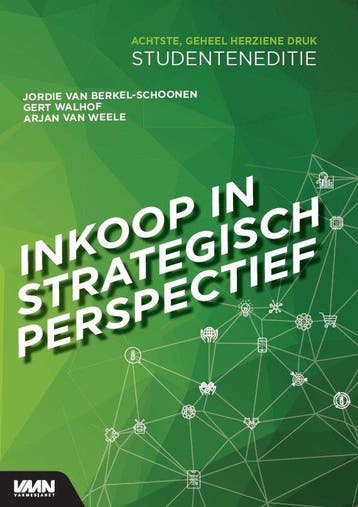 9789493196698 Inkoop in strategisch perspectief studenten..., Verzenden, Zo goed als nieuw, Jordie van Berkel-Schoonen