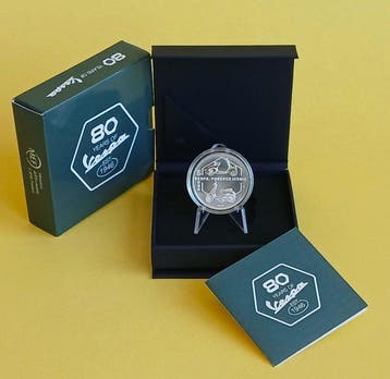 Italië. 5 Euro 2026 80 Years of Vespa (Zonder