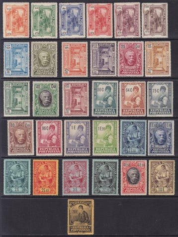 Portugal 1925 - Branco Castelo - Mundifil 330/360, Gestempeld