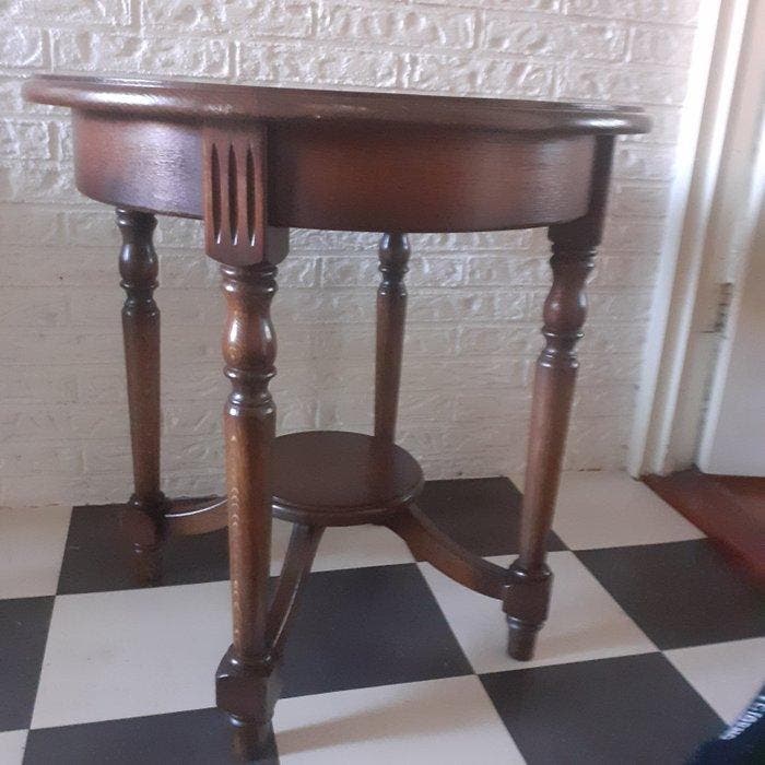 Bijzettafel - Eik, Antiek en Kunst, Curiosa en Brocante