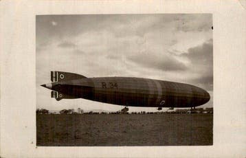 Zeppelin - Luchtschip - Ansichtkaart (26) - 1900-1999, Gelopen