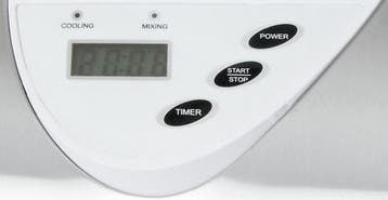 Bartscher IJsmachine zilver/wit 1,4L | 230V | Productie 30/6, Witgoed en Apparatuur, Koelkasten en IJskasten, Ophalen of Verzenden