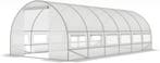 Tunnelkas 600cm Wit | Laatste Stuks!, Tuin en Terras, Staal, Folie, Ophalen of Verzenden, Kweekkas