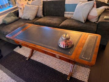 Heldense Refurn - Salontafel - Leder, Mahonie
