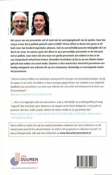 Interactief presenteren 9789089650986 Christa Althof, Verzenden, Zo goed als nieuw, Christa Althof