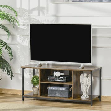 HOMCOM furniture TV cm TV TV furniture up to 55 inch with op, Verzenden, Nieuw