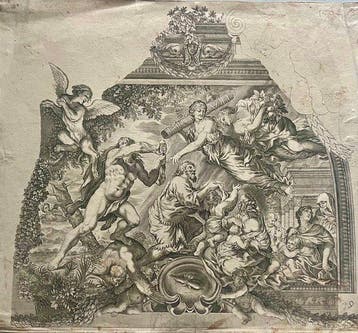 Giovanni Giacomo de Rossi (XVII) - Hercules drives away the