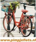 Pimp je Fiets! Fietstas Zadelhoes Bloemenslingers Fietskrat, Fietsen en Brommers, Fietsaccessoires | Overige Fietsaccessoires