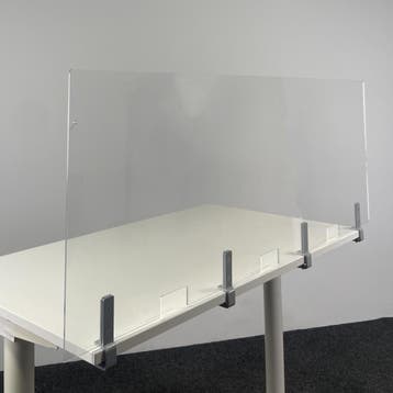Plexiglas Bureauscherm - 60 x 160 cm, Ophalen of Verzenden, Gebruikt