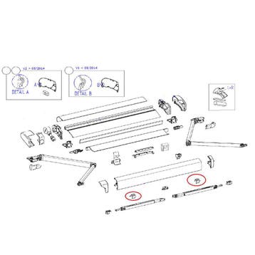Thule Anti rattling support arm 6200/9200, Ophalen of Verzenden, Nieuw, Thule