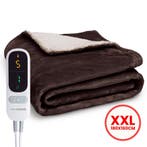 Seranova Elektrische Deken - 180x160cm - Warmtedeken - Bruin, Ophalen of Verzenden, Zo goed als nieuw
