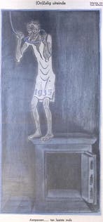 Het (On)Zalig uiteinde van het jaar 1935 op spotprent, Verzenden