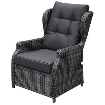 Toscane XL lounge balkonset verstelbaar 5-delig antraciet, Tuin en Terras, Ophalen of Verzenden, Nieuw, Wicker