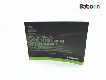 Instructie Boek Kawasaki Z 400 D (ER400DDD) 2019-> (Z400D), Verzenden, Gebruikt