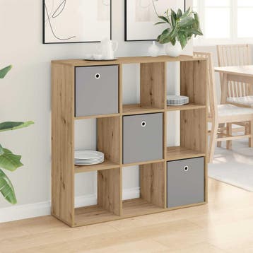 vidaXL Dressoir Artisan Eiken 102 x 31 x 99,5 cm, 100 tot 150 cm, Verzenden, Nieuw, 25 tot 50 cm