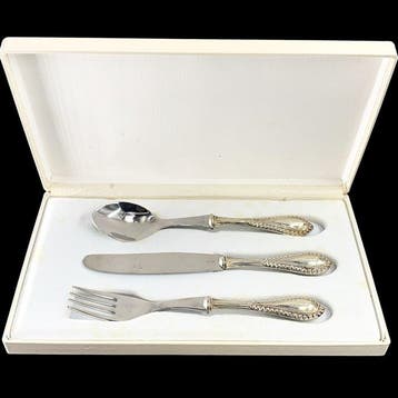 Portuguese Silver Children’s Cuttlery Set (3 Pieces) -