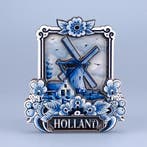 Magneet mdf molen Holland - delftsblauw, Ophalen of Verzenden, Nieuw