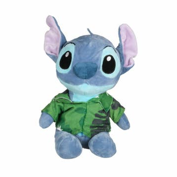 Disney Stitch knuffel - pluche - groen shirt - 30 cm, Verzenden, Nieuw