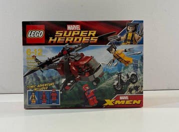 Lego Set - 6866 - Super Heroes - WOLVERINES CHOPPER SHOWDOWN, Nieuw