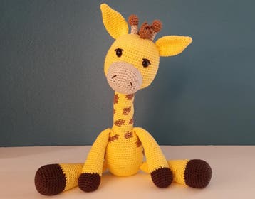Haakpakket byClaire Giraffe Heleen, Hobby en Vrije tijd, Breien en Haken, Ophalen of Verzenden, Nieuw, Breien of Haken, Wol of Garen