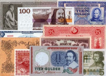 Inkoop oude Nederlandse BANKBILJETTEN GULDENS Gevraagd, Postzegels en Munten