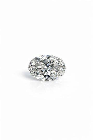 1 pcs Diamant (Natuurlijk) - 0.90 ct - Ovaal - G - VS2 -, Nieuw