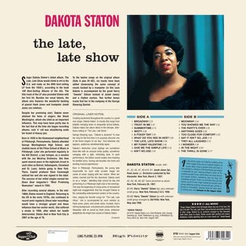 lp nieuw - dakota staton - LATE, LATE SHOW (nieuw), Verzenden, Zo goed als nieuw, Overige formaten