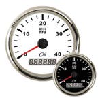 CN toerenteller met bedrijfsurenteller 4000 rpm met Chromen, Ophalen of Verzenden, Nieuw