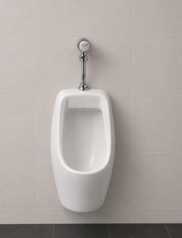 Urinoir Keramiek Wit – 29 x 50 x 24,5 cm compacte en, Doe-het-zelf en Verbouw, Sanitair, Ophalen of Verzenden, Nieuw, Toilet