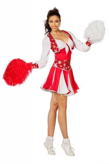 Cheerleader pakje luxe rood, Ophalen of Verzenden, Nieuw
