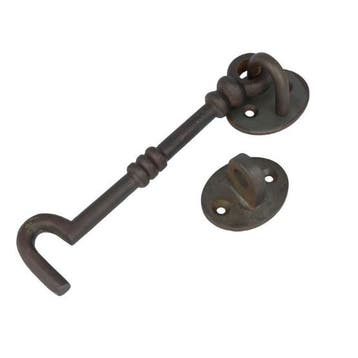 Deurhaak en vanger 150 mm ijzer geroest, Doe-het-zelf en Verbouw, Hang- en Sluitwerk, Verzenden, Nieuw