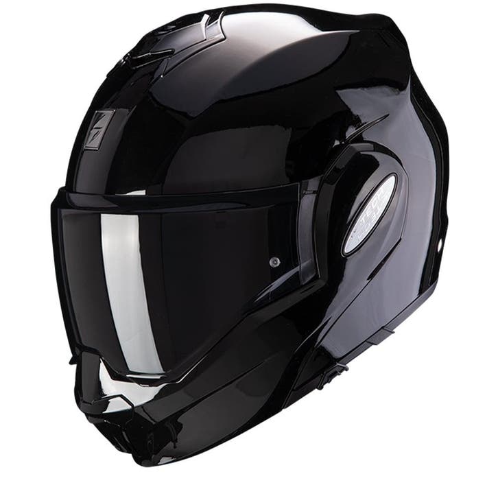 Scorpion Exo-Tech Evo Solid Zwart Systeemhelm, Motoren, Kleding | Motorhelmen, Systeemhelm, Heren, XXL, Nieuw met kaartje, Overige merken