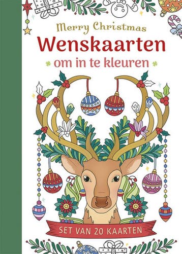 Boek: Wenskaarten om in te kleuren - - (als nieuw), Verzenden, Zo goed als nieuw