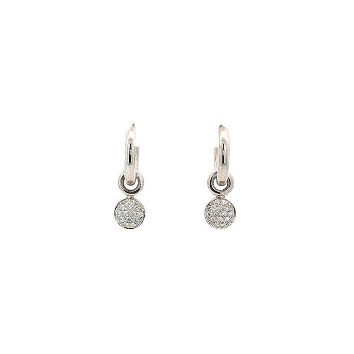 Witgouden Stardust oorsieraden van Bron Jewelry 18 karaat, Sieraden, Tassen en Uiterlijk, Oorbellen, Goud, Zo goed als nieuw, Verzenden